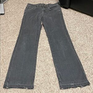 Vintage y2k Women's Black Flared Jeans